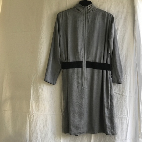 REISS Gunmetal Gray Dress US 10 - Picture 2 of 8